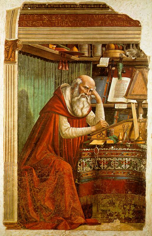 Domenico Ghirlandaio Saint Jerome in his Study  dd